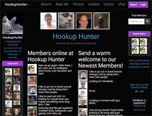 Tablet Screenshot of hookuphunter.com